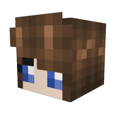 brightsparx Minecraft avatar head, 3D render