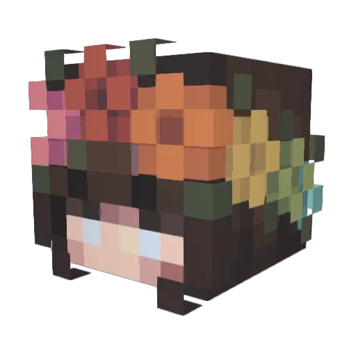 brih3115 Minecraft avatar head, 3D render