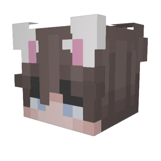 briidiim Minecraft avatar head, 3D render