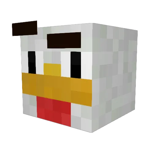 briljonk Minecraft avatar head, 3D render