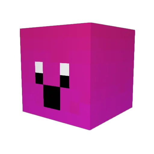 brintywin Minecraft avatar head, 3D render