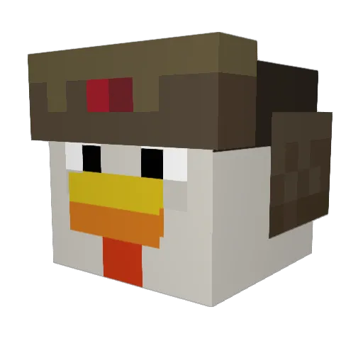 brisingrbolt Minecraft avatar head, 3D render