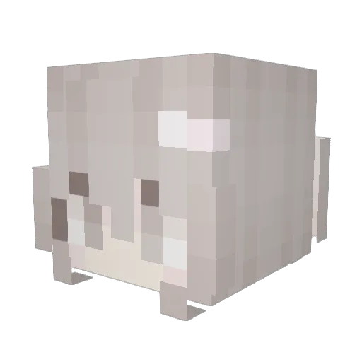 brit1shx Minecraft avatar head, 3D render