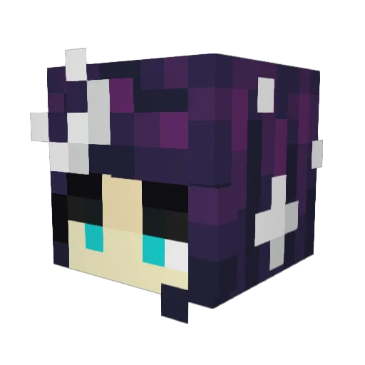 britbabang Minecraft avatar head, 3D render