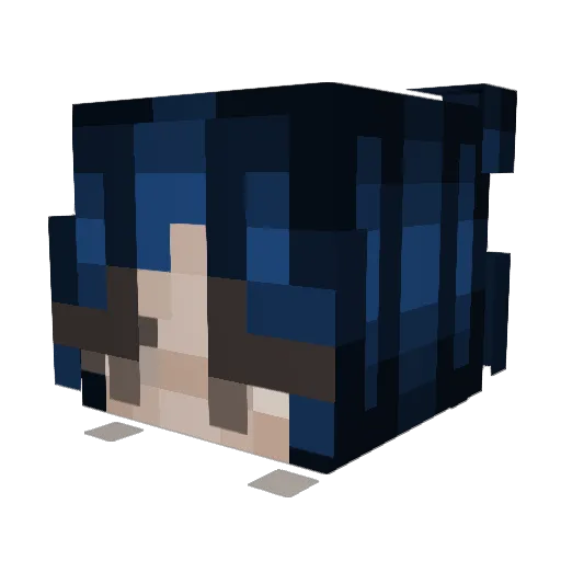 briteb0y Minecraft avatar head, 3D render