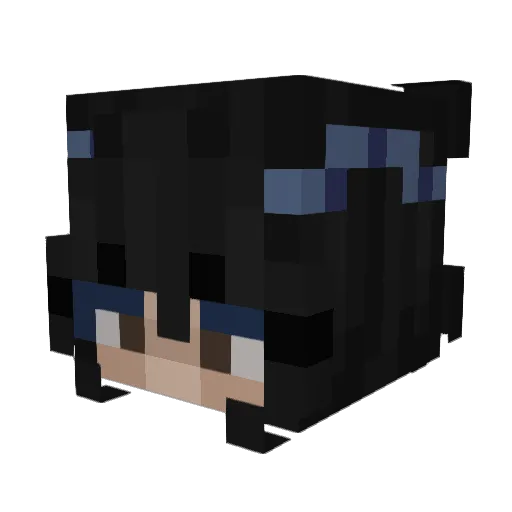 britneymv Minecraft avatar head, 3D render