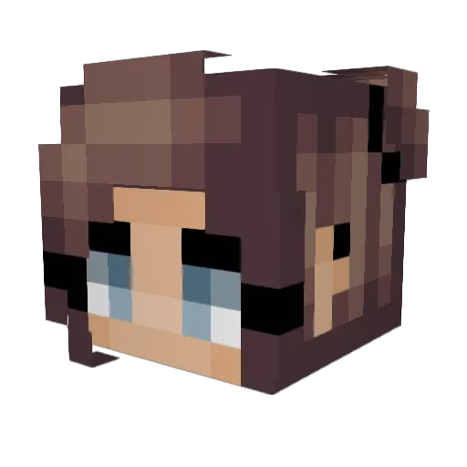 britns Minecraft avatar head, 3D render