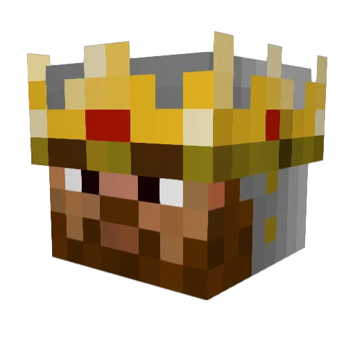 brittle25 Minecraft avatar head, 3D render