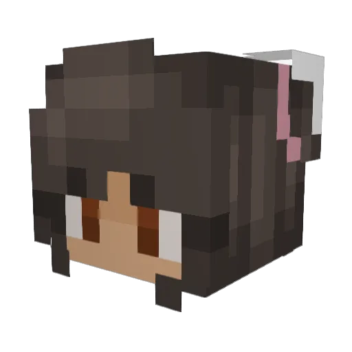 brittvl Minecraft avatar head, 3D render