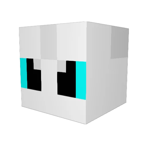 brixnnapasquxle Minecraft avatar head, 3D render