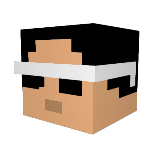 brixsel Minecraft avatar head, 3D render