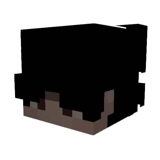 brizie Minecraft avatar head, 3D render
