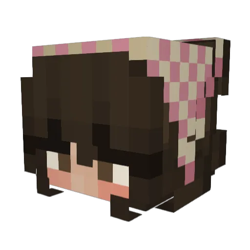 briznutz Minecraft avatar head, 3D render