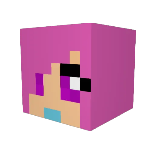 brizoner Minecraft avatar head, 3D render