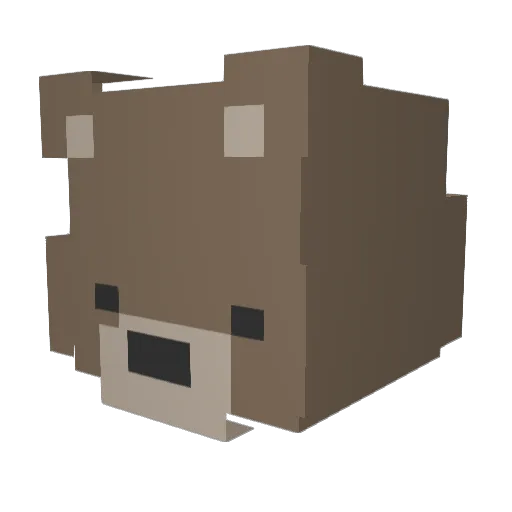 brklvnk Minecraft avatar head, 3D render