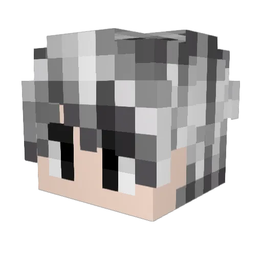 brnkkjj Minecraft avatar head, 3D render