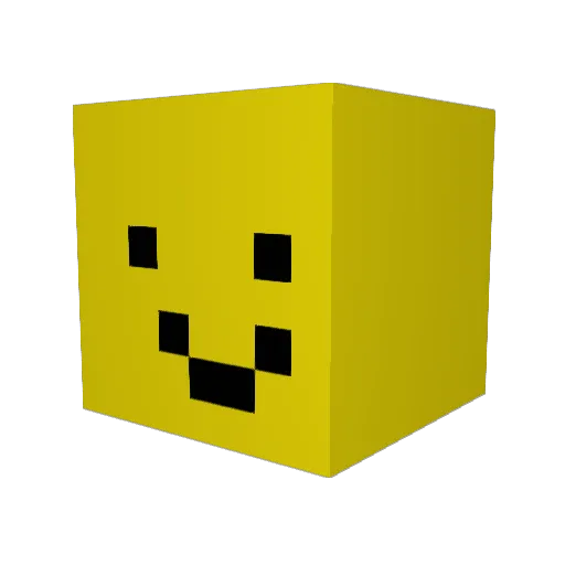 brnu Minecraft avatar head, 3D render