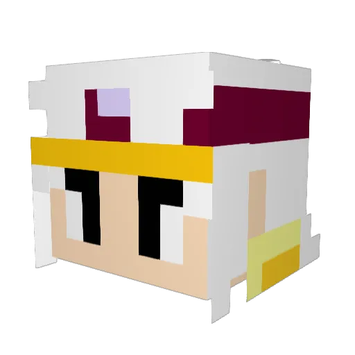 bro_arya2 Minecraft avatar head, 3D render