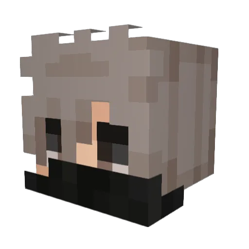 broadam12345 Minecraft avatar head, 3D render