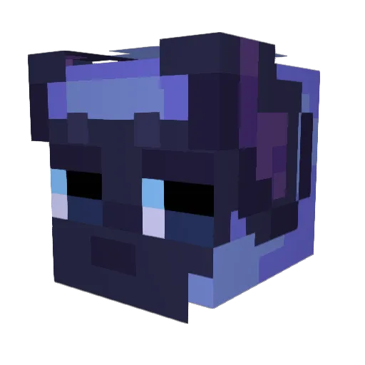 broargh Minecraft avatar head, 3D render