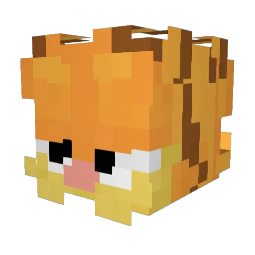 brobot63 Minecraft avatar head, 3D render