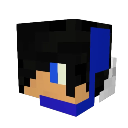 brobrandon Minecraft avatar head, 3D render