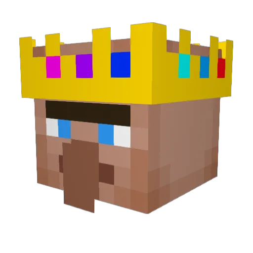 brockgoat1 Minecraft avatar head, 3D render