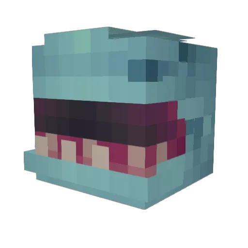 brockn11 Minecraft avatar head, 3D render