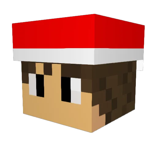 brocrafterslimer Minecraft avatar head, 3D render