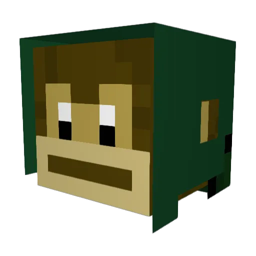 brodan22 Minecraft avatar head, 3D render