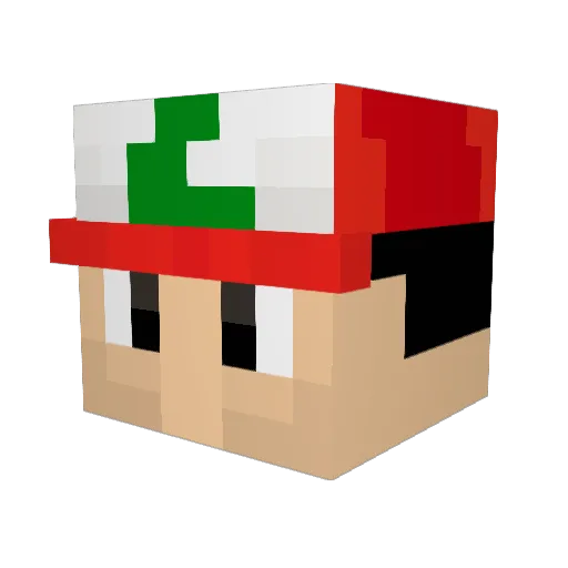 brode333 Minecraft avatar head, 3D render