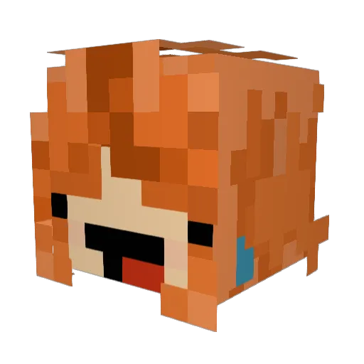 brodiesmith Minecraft avatar head, 3D render