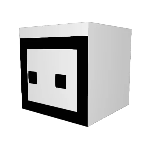 brodsua Minecraft avatar head, 3D render
