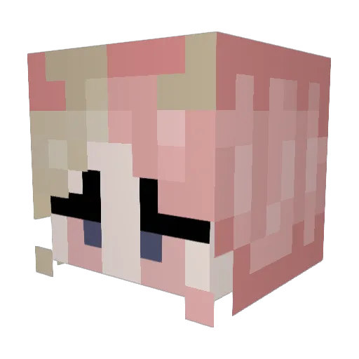 brodwayboi Minecraft avatar head, 3D render