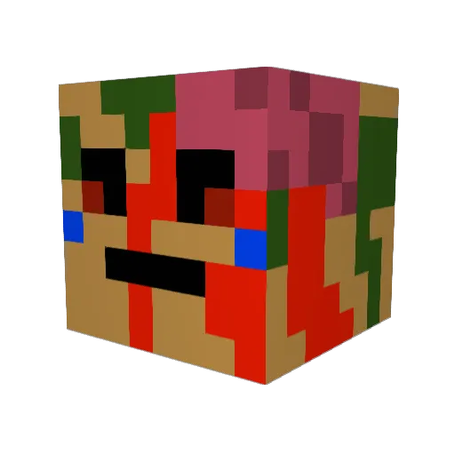 brody56780 Minecraft avatar head, 3D render