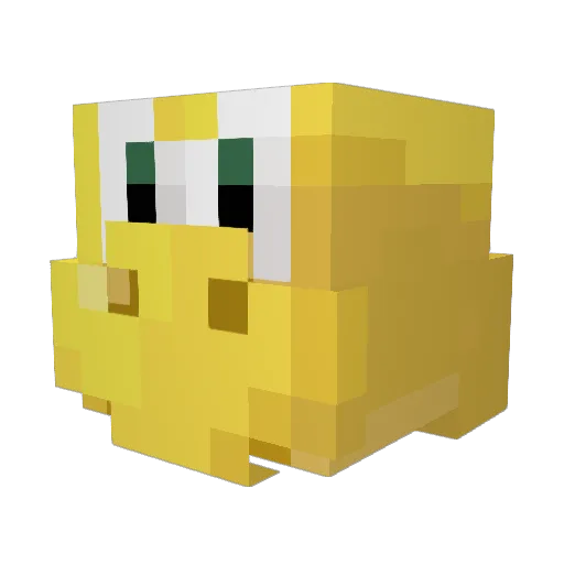 brodycorn Minecraft avatar head, 3D render