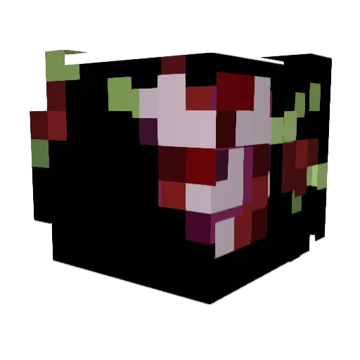 brodzzz Minecraft avatar head, 3D render