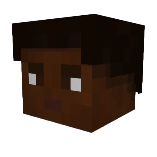 brofi4 Minecraft avatar head, 3D render