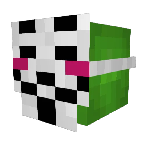 brogasm Minecraft avatar head, 3D render