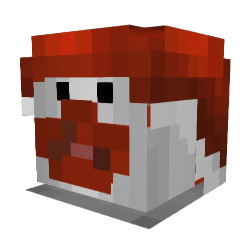 broggl_ Minecraft avatar head, 3D render