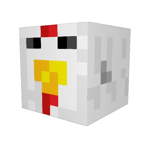 brohard Minecraft avatar head, 3D render