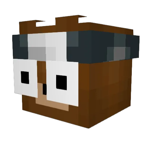 brohke Minecraft avatar head, 3D render