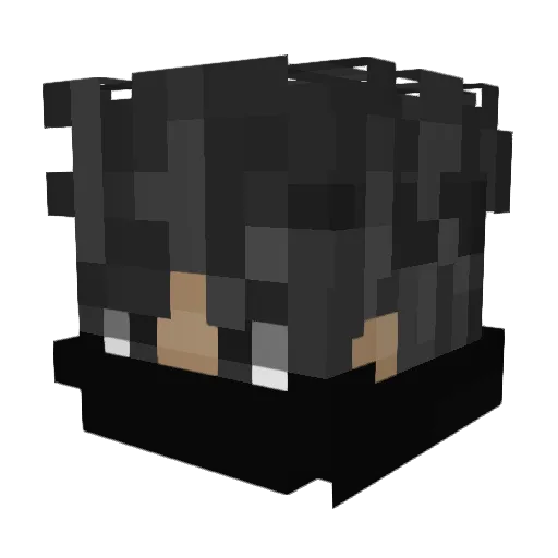 brojaga Minecraft avatar head, 3D render