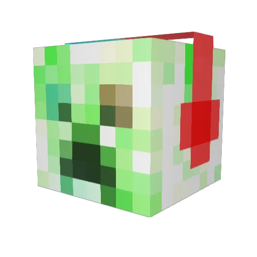 broken2230 Minecraft avatar head, 3D render