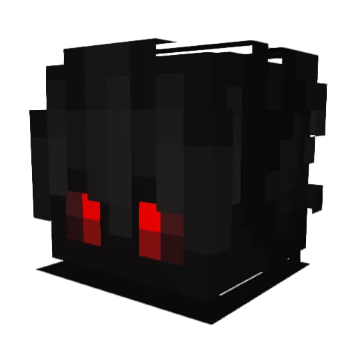 brokenhinge Minecraft avatar head, 3D render