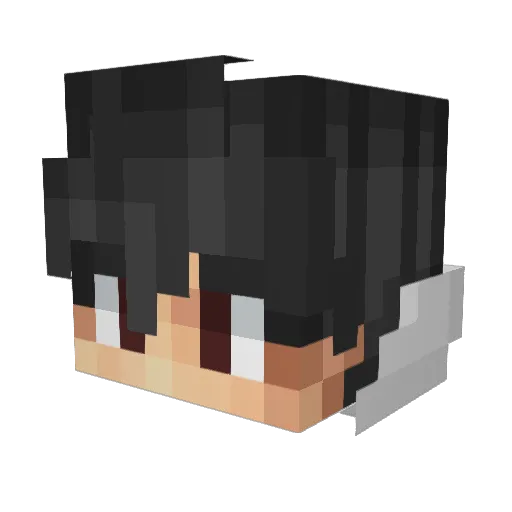 brokenlilstarz Minecraft avatar head, 3D render