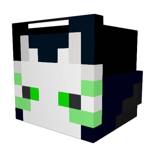 brokenshadow_ Minecraft avatar head, 3D render