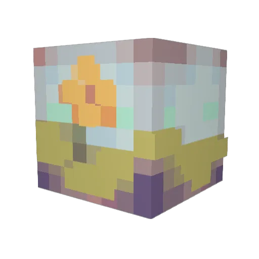 brokeroach Minecraft avatar head, 3D render