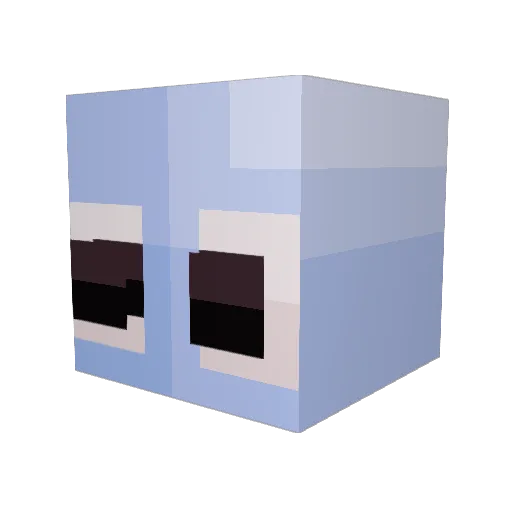 broki__ Minecraft avatar head, 3D render