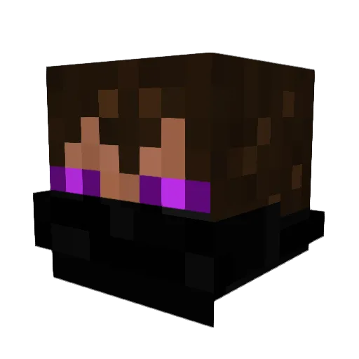 brol123 Minecraft avatar head, 3D render